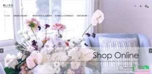 Bliss Flower Boutique's Homepage