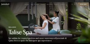 Talise Spa's Homepage