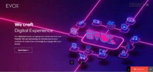 Evox Homepage