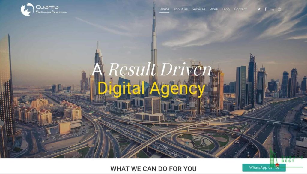 Quanta Software Solutions' Homepage