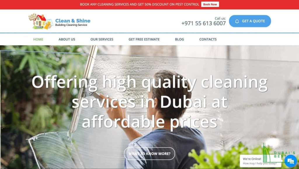 Clean and Shine's Homepage