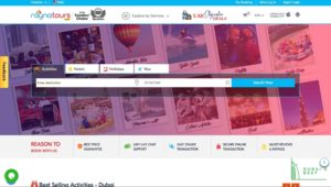 Rayna Tours' Homepage