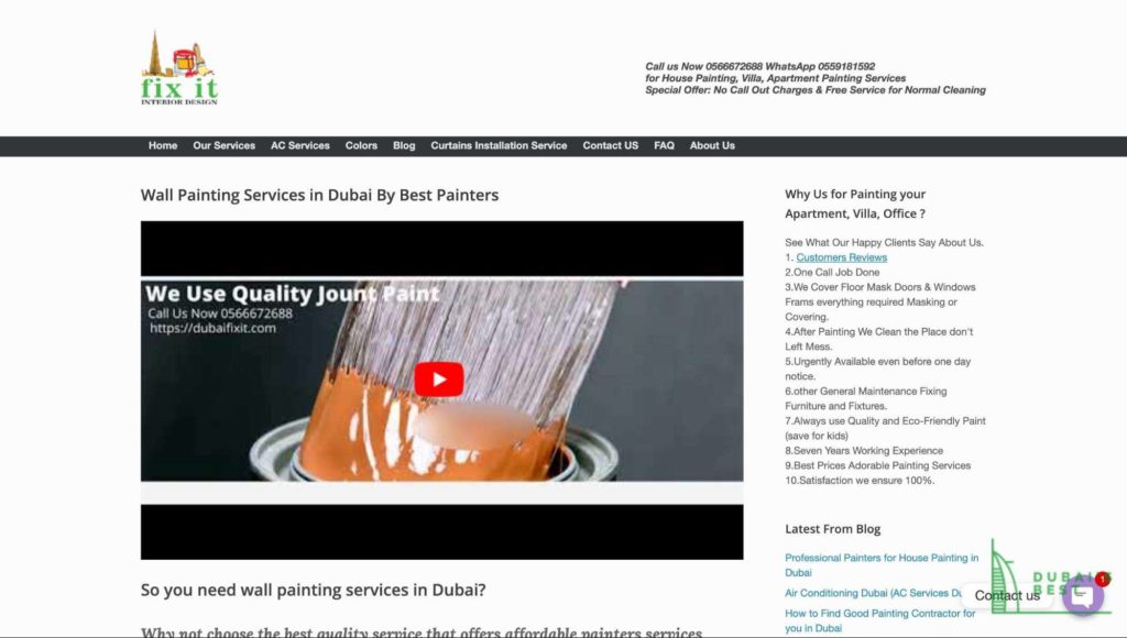Dubai Fixit's Homepage