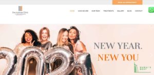 Dermalase Clinic's Homepage