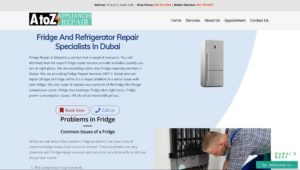 A to Z Appliances Repair's Homepage