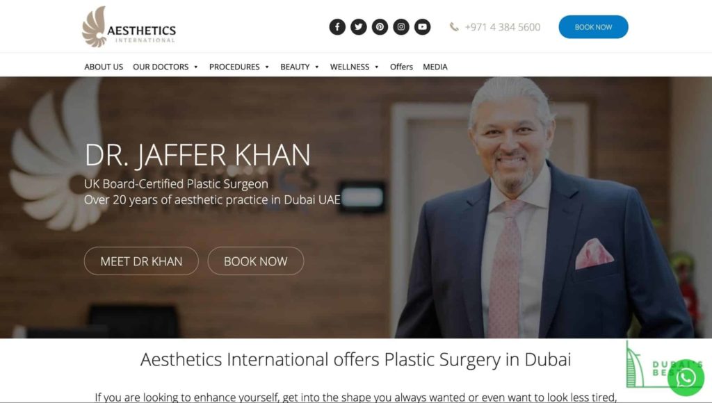 Aesthetics International's Homepage