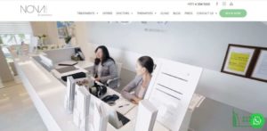 The Nova Clinic's Homepage
