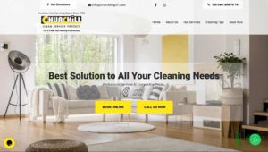 Churchill Cleaning Services' Homepage