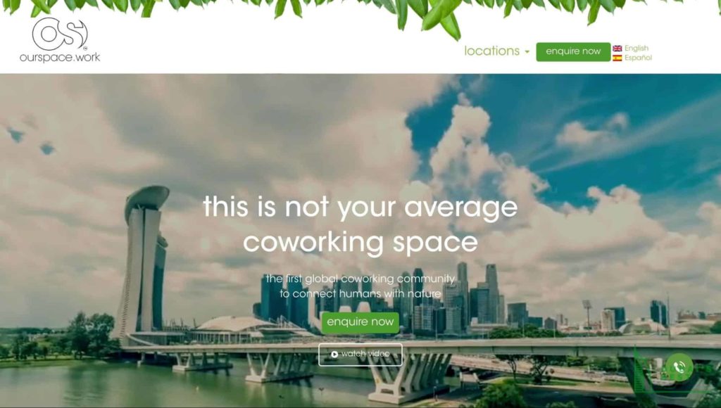 Our Space's Homepage