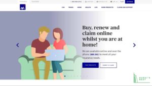 AXA Smart Health Insurance's Homepage