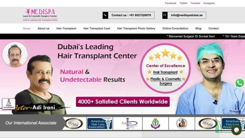 Medispa's Homepage