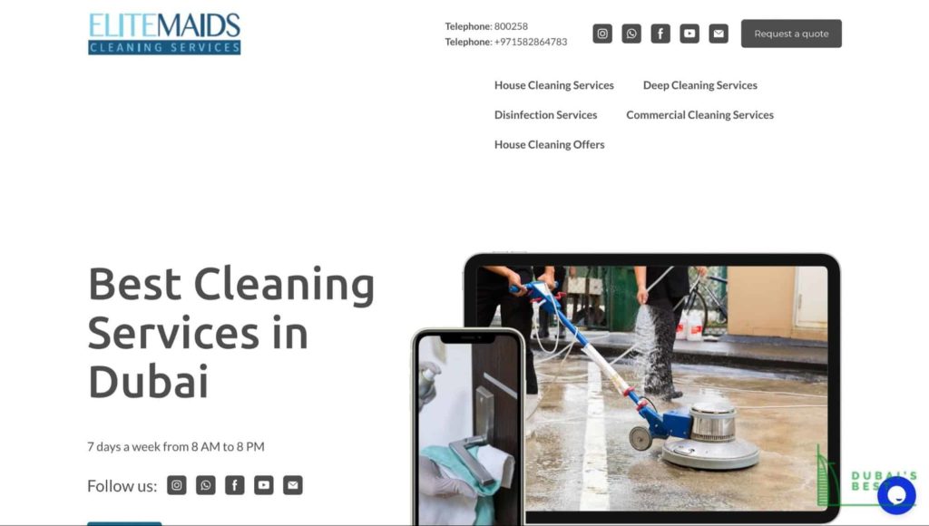 Elite Maids' Homepage
