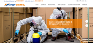 A.M Pest Control Homepage
