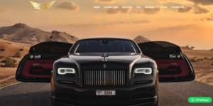 Luxury Super Car Rentals Homepage