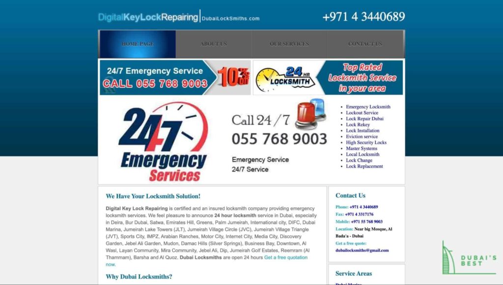 Digital Key Lock Repairing's Homepage