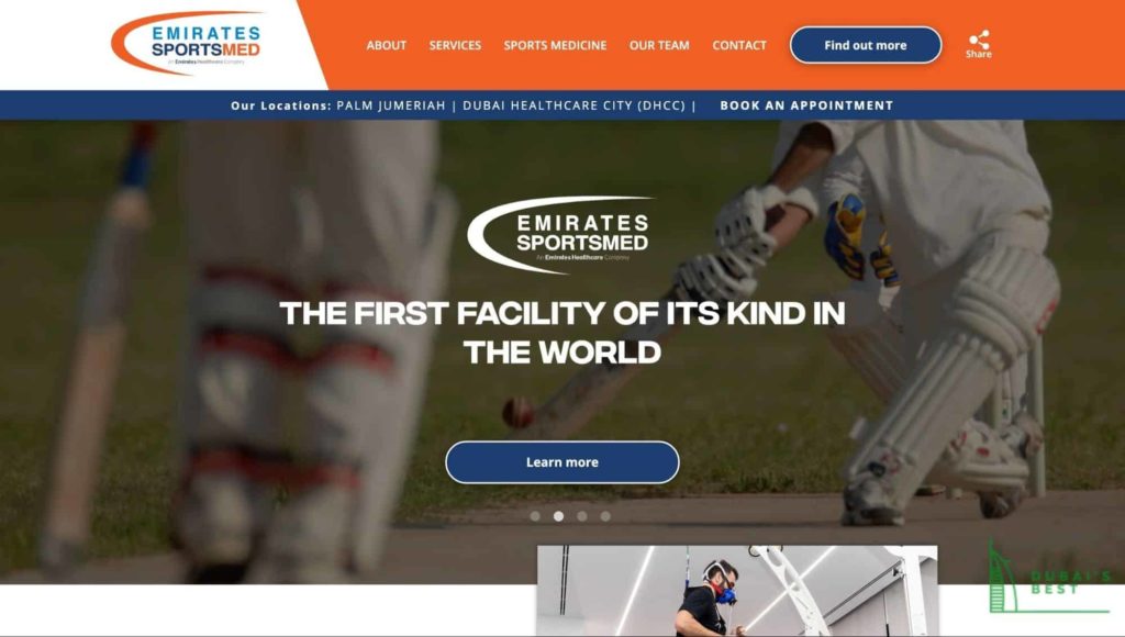 Emirates Sportsmed's Homepage