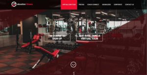 Elevation Fitness' Homepage