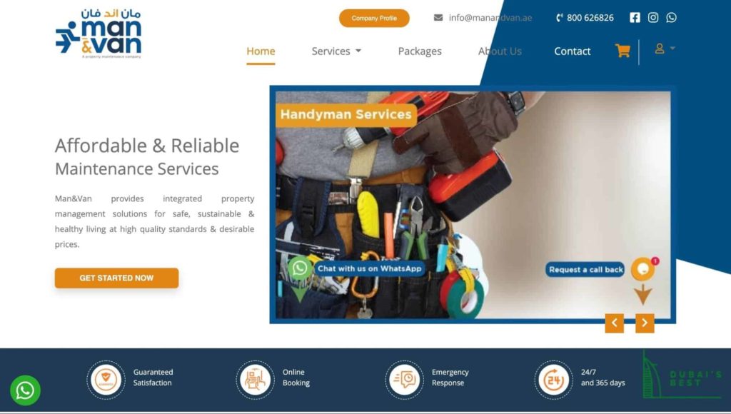 Man & Van's Homepage