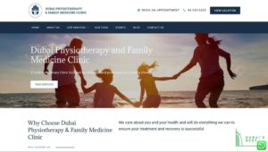 Dubai Physiotherapy & Family Medicine Clinic's Homepage