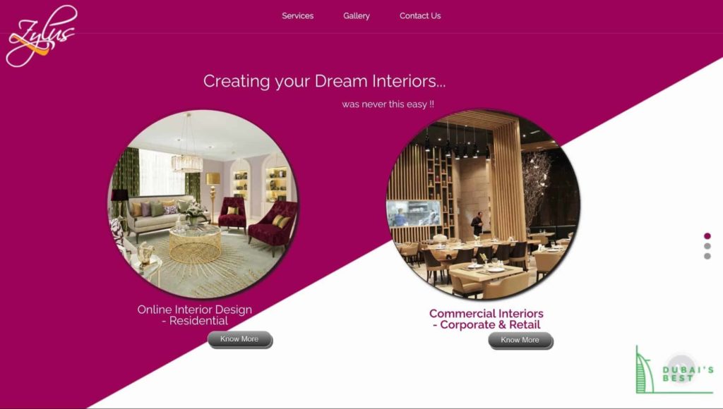 Zylus Interior Design's Homepage