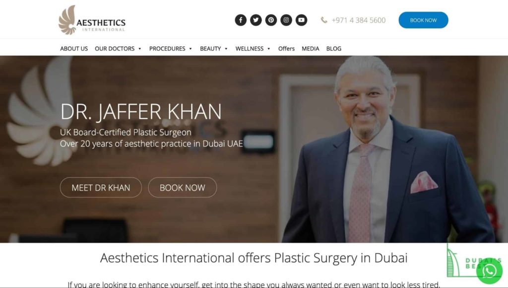 Aesthetics International's Homepage
