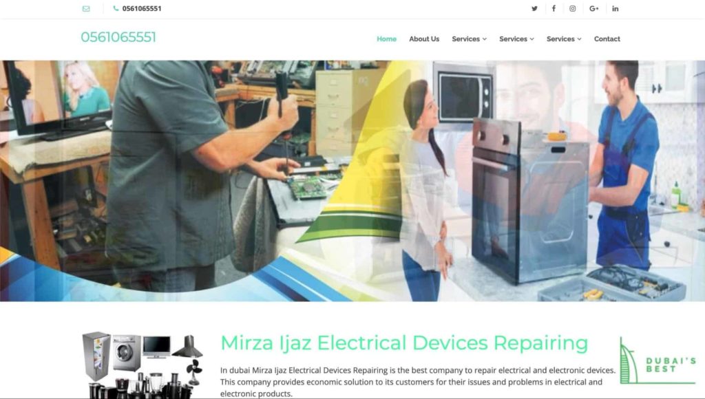 Mirza Ijaz Electrical Devices Repairing's Homepage