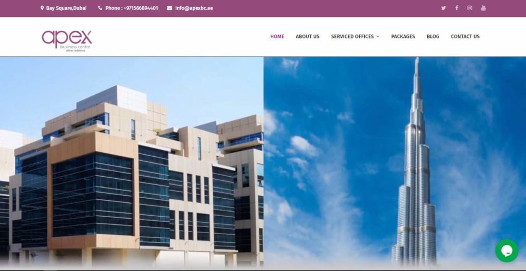 Apex Business Center's Homepage