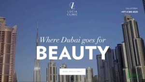 Lucia Aesthetic & Dermatology Clinic's Homepage