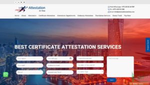 Attestation On Time's Homepage