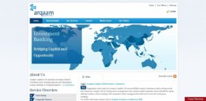 Arqaam Capital's Homepage