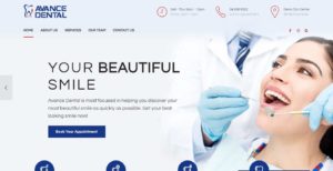 Avance Dental's Homepage