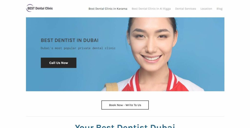 Best Dental Clinic LLC's Homepage