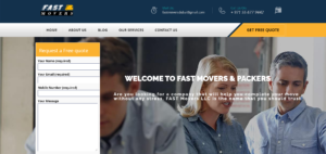 FAST Movers and Packers LLC Homepage