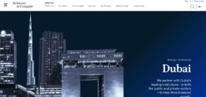 McKinsey & Company's Homepage