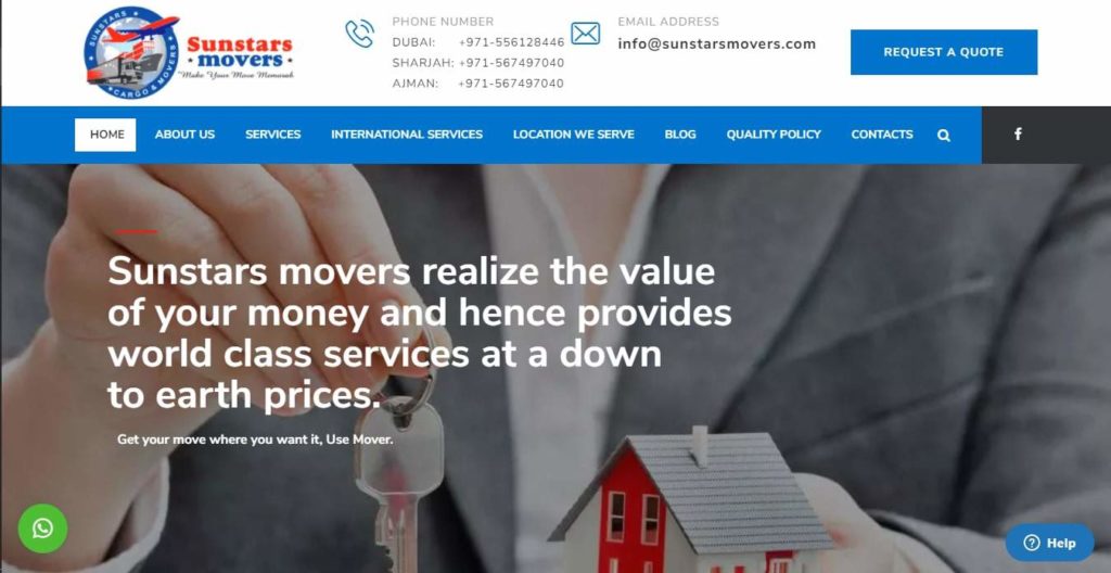 Sunstars Movers' Homepage