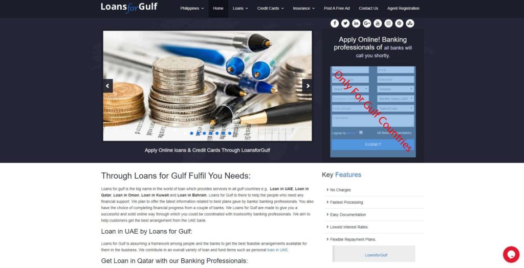 Loans For Gulf's Homepage