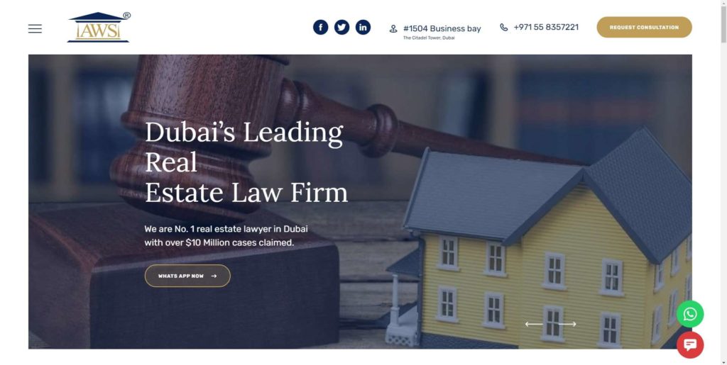 Abdulla Al Suwaidi Advocates & Legal Consultants' Homepage