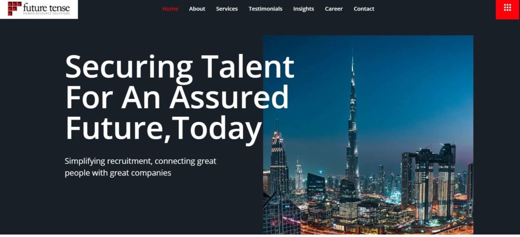 Future Tense Human Resource Solutions' Homepage
