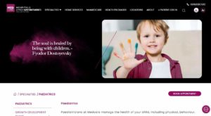 Medcare Hospital and Medical Center's Homepage
