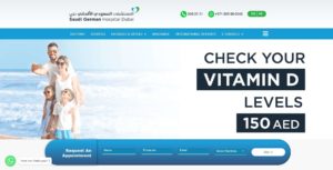 Saudi German Hospital's Homepage