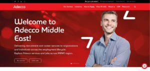 Adecco's Homepage