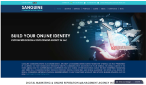 Sanguine Communications Homepage
