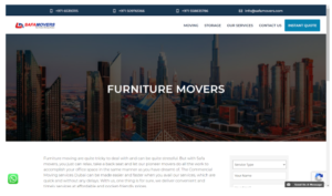 Safa Movers Homepage