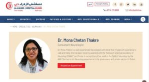 Dr. Mona Chetan Thakre's Homepage