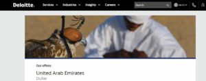 Deloitte's Homepage