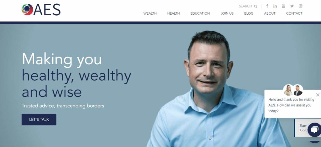 AES International's Homepage