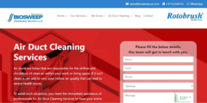 Biosweep Disinfection Services' Homepage