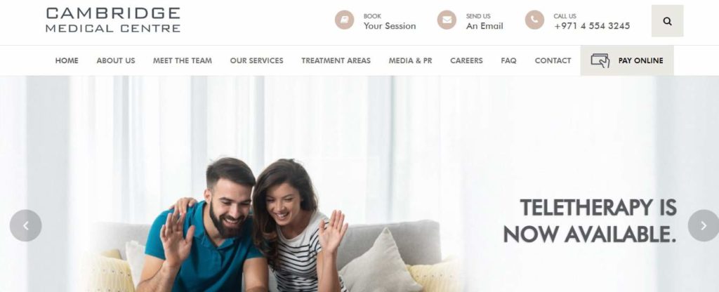 Cambridge Medical Centre's Homepage