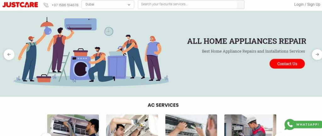 Justcare Home Maintenance Company's Homepage
