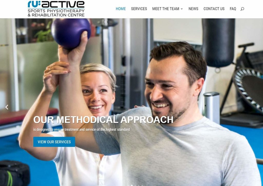 RU Active Sports Physiotherapy & Rehabilitation Centre's Homepage